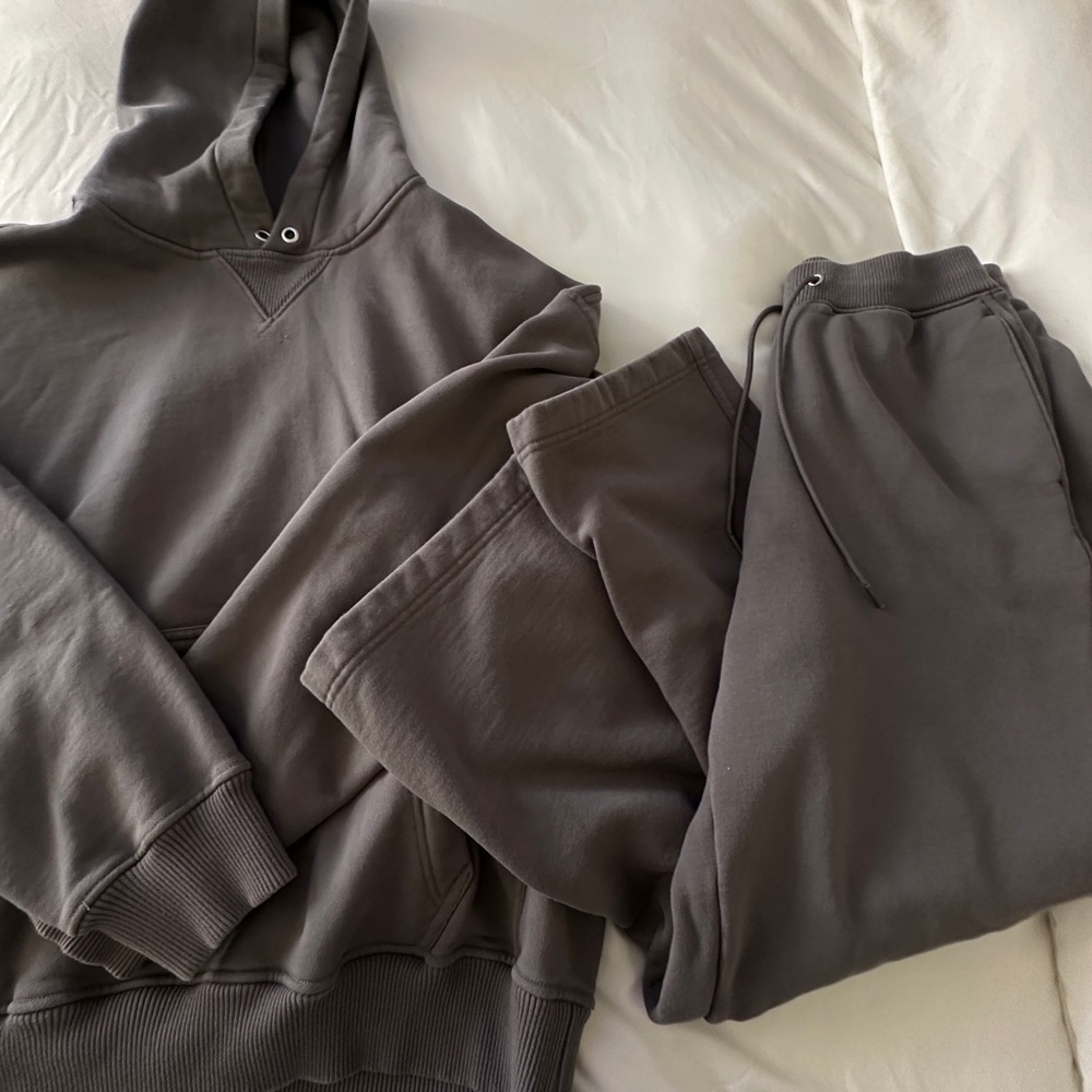 Abercrombie Gray Hoodie and Sweatpants Set